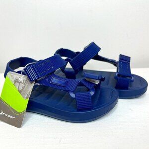 Rider Kids Blue Velcro Sandals - US Baby Size 7 - NWT